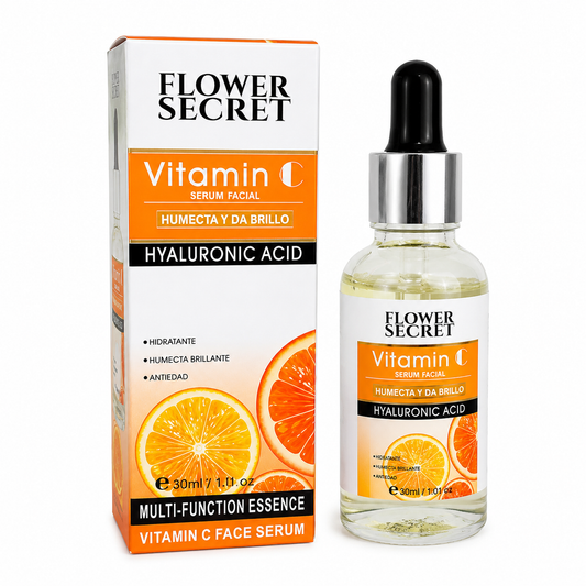 Sérum Facial Vitamina C + Ácido Hialurónico Flower Secret